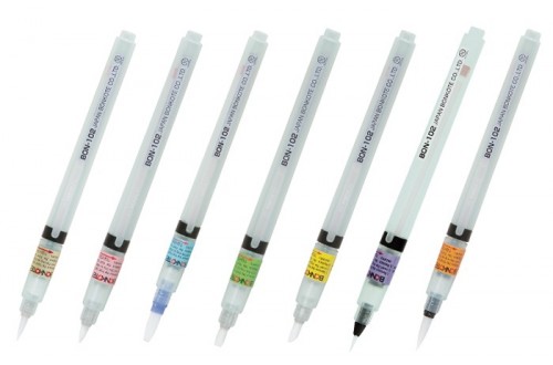 IDEAL-TEK - ESD Refillable flux pens : 7 Pens set (102,B,D,F,K,S,T)