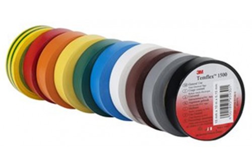 3M - TEMFLEX 1500 PVC ISOLATIETAPE TRANSPARANT 50mm x 10m x 0,15mm, SPECIAAL VOOR WIKKELMOF