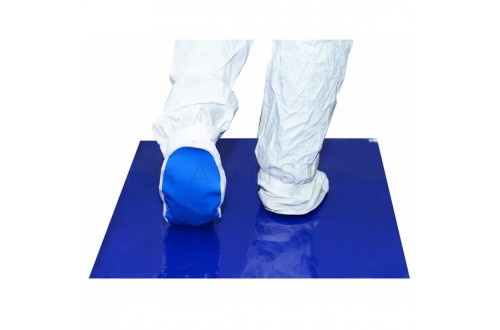  - BLUE ANTISTATIC STICKY MAT, 30 SHEETS PER MAT, 45 X 114 CM (18X45 INCH) X4