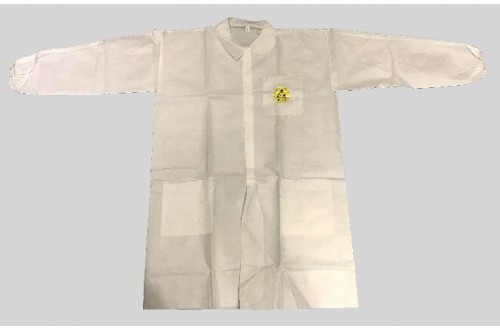  - DISPOSABLE ESD LABCOAT WHITE SIZE XXL