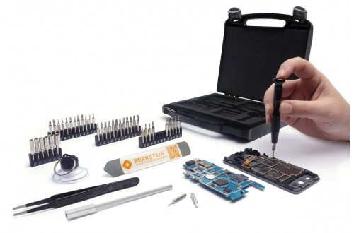 BERNSTEIN - Smartphone en tablet reparatie koffer 47stuks 