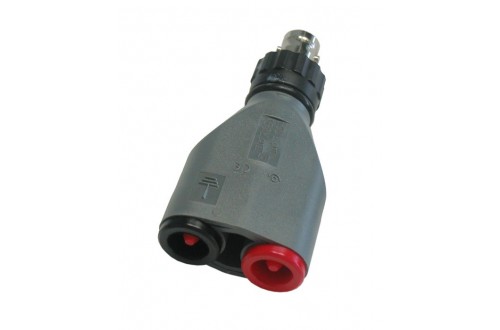 ELECTRO PJP - Adaptateur connecteur BNC femelle - 2 x connecteurs mâles 4 mm