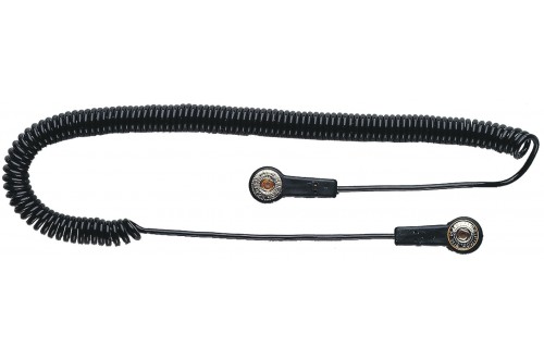  - Coiled cord with female studs