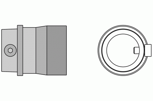 WELLER - Hete lucht mondstuk adaptor TNA voor WTHA