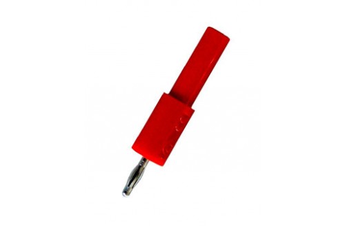 ELECTRO PJP - INSULATED ADAPTER D2 MALE D4 SAFETY FEMALE RED