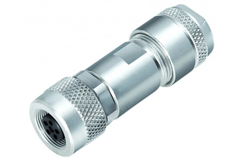 BINDER - M9 IP67, vrouwelijke kabelconnector, irisveer, afschermbaar