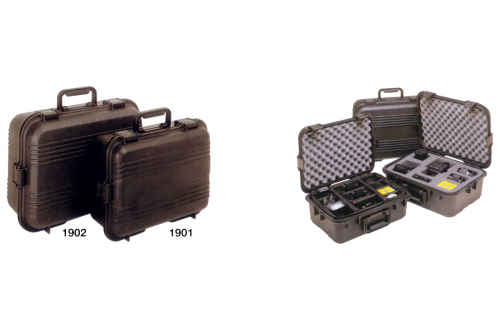  - SUITCASE TECTRA ECO 750H BLACK, WITH CASTORS AND FOAM