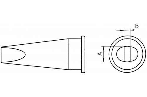 WELLER - Tips LHT Chisel shape