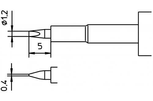 WELLER - TIP SCREWDRIVER 047W MT301