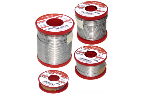 STANNOL - SOLDER WIRE Sn60Pb40 HS10 2,5% (0,8mm-100g)