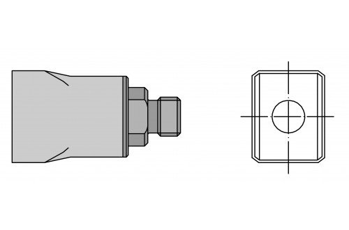 WELLER - Nozzle 2 heated sides for HAP 1 / HAP 200