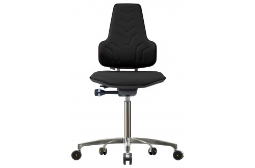  - ESD CHAIR WERKSTAR, IMITATION LEATHER VERSION, ON CASTERS, 495-640mm