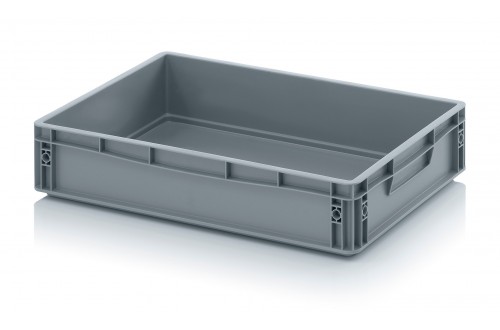  - BAC EURO FERME 60x40x12cm GRIS