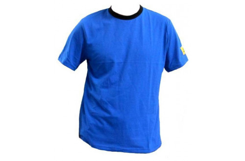  - ESD T-SHIRT, SHORT-SLEEVE, ROYAL BLUE, XS