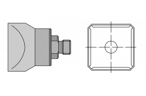 WELLER - HOT AIR NOZZLE Q10  18MM x 18MM