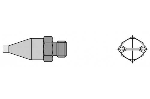 WELLER - Dual nozzle for HAP 1 / HAP 200