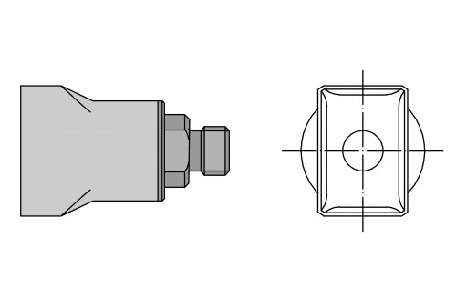 WELLER - Nozzle 4 heated sides for HAP 1 / HAP 200