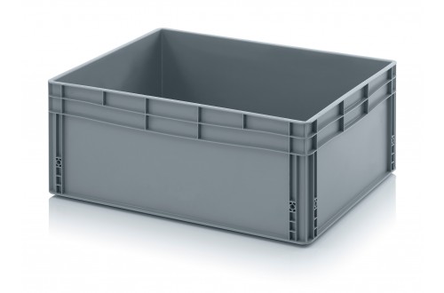  - EURO CONTAINER SOLID 80x60x32cm GREY