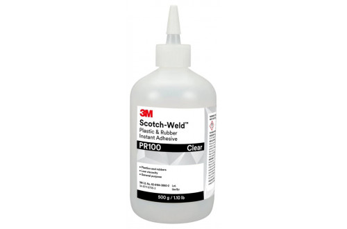 3M - 3M SCOTCH-WELD SNELLIJM KUNSTSTOF EN RUBBER PR100,HELDER, 20g