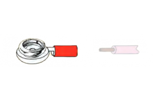 ITECO - Drukknoop vrouwelijk 10mm dat moet worden gekrompen