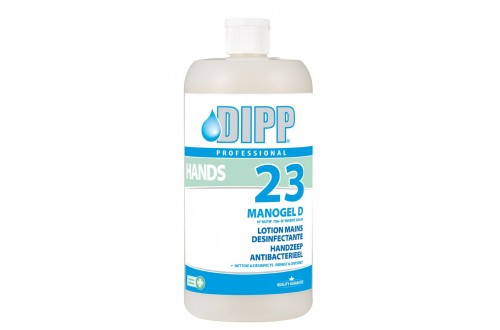 DIPP - DIPP No23 - LOTION MAINS DESINFECTANTE MANOGEL D 1L - PROFESSIONAL USE ONLY