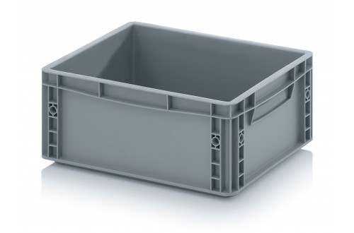  - EURO CONTAINER SOLID 40x30x17cm GREY
