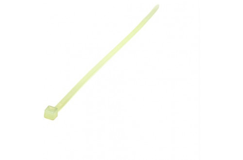  - 370x7.6mm NATURAL HEAT STABILISED CABLE TIES  x100