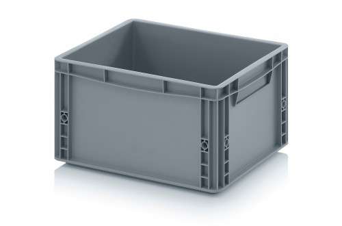  - EUROBOX GESLOTEN 40x30x22cm GRIJS