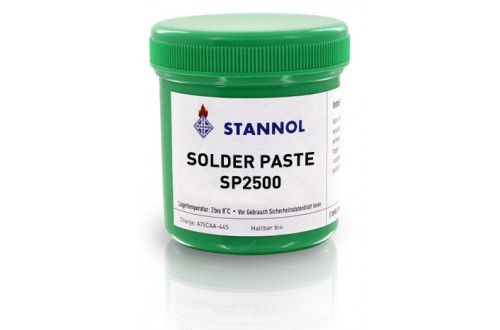STANNOL - SOLDER PASTE SP2500 TSC305-89-4 - TSC305 - Sn96,5Ag3,0Cu0,5 - size 4 - 500g jar