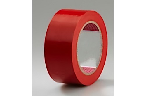  - ADHESIVE PVC MARKING TAPE RED 25mm x 33m