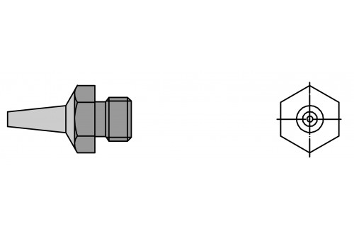 WELLER - HOT AIR NOZZLE R02  0,8mm