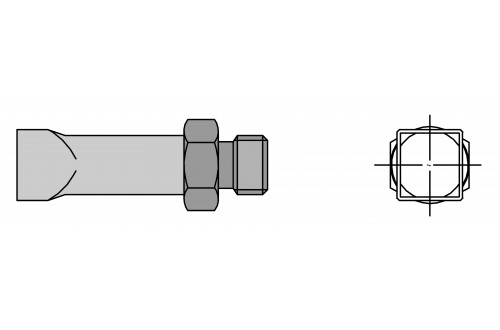 WELLER - HOT AIR NOZZLE Q02  6MM x 6,5MM