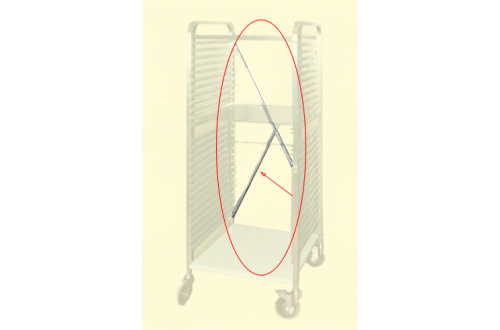 ITECO - Croisillon de renfort pour chariot porte-plateaux