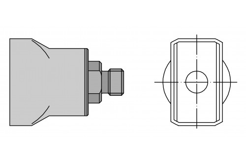 WELLER - HOT AIR NOZZLE D10  18MM x 10MM