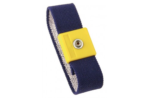  - WRISTBAND, ELASTIC ADJUSTABLE, 10mm, DARK BLUE