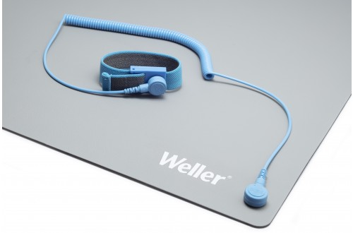 WELLER - ESD mat set grey 900x600mm