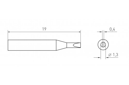 WELLER - STIFT RTM 013 S  (RT3)