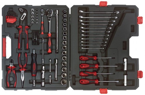 CRESCENT® - Professional 1/4" and 1/2" drive tools set, 110 pieces