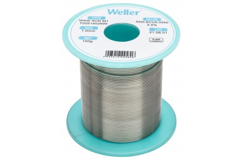 WELLER - FIL A SOUDER WSW SCN M1 1,0mm 100g