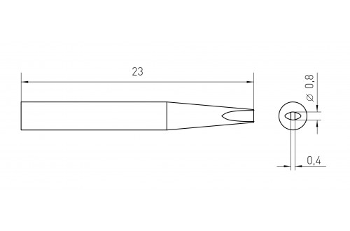 WELLER - STIFT RTM 008 S   (RT9)