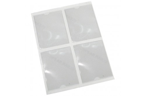 - DISSIPATIVE, HOLDER, DOCUMENT, AS, 0,2mm,158mm x 115mm, x4