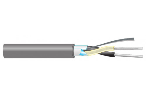  - Liv-2Y(St)Y  B.8761   1x2xAWG22  GREY  Eca, WOODEN DRUM or PLYWOOD REEL, 3000m