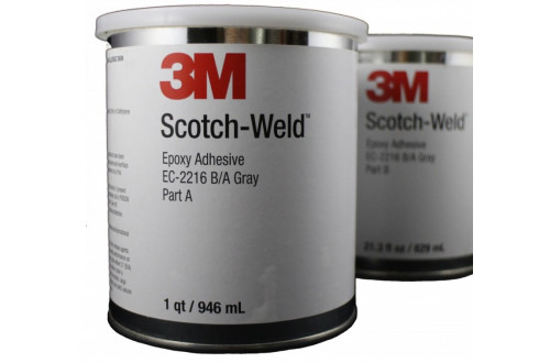 3M - 3M SCOTCH-WELD COLLE EPOXYDE 2216, GRISE, 1,6L