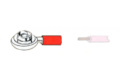 ITECO - Pression mâle 10 mm avec cosse à sertir