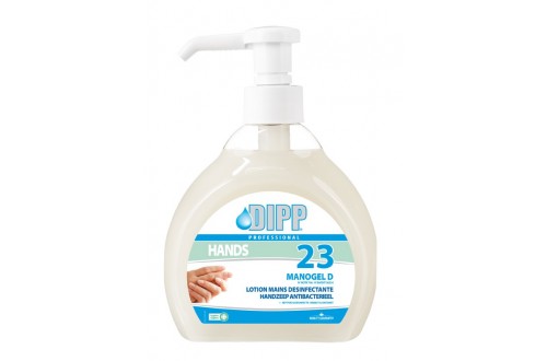 DIPP - DIPP No23 - LOTION MAINS DESINFECTANTE MANOGEL D 500ML - PROFESSIONAL USE ONLY