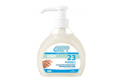 DIPP - DIPP No23 - LOTION MAINS DESINFECTANTE MANOGEL D 500ML - UNIQUEMENT POUR USAGE PROFESSIONEL