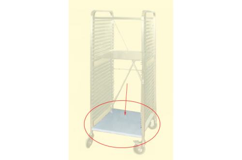 ITECO - Stainless steel shelf for tray trolley
