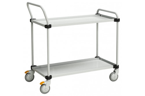  - ADJUSTABLE TRTA 2-SHELF TROLLEY 890x530x1020