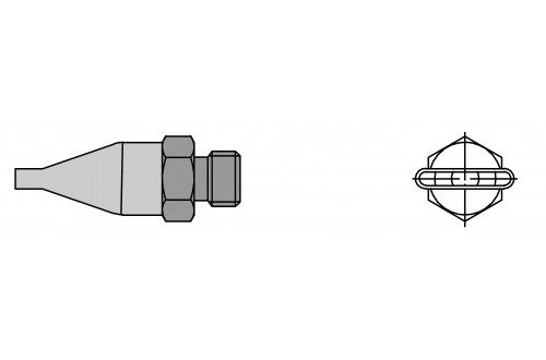 WELLER - Flat nozzle for HAP 1 / HAP 200