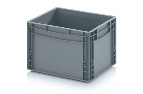  - EURO CONTAINER SOLID 40x30x27cm GREY